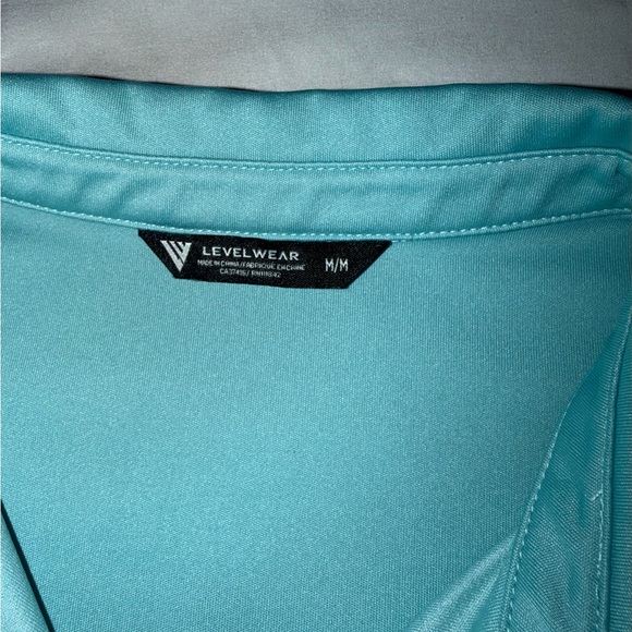 John Deere Classic Polo Shirt Womens M Blue Levelwear Golf Logo Top - Picture 4 of 6